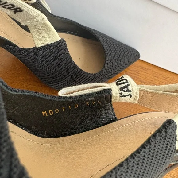 Dior Ribbon Slingback Heels - Picture 8 of 9